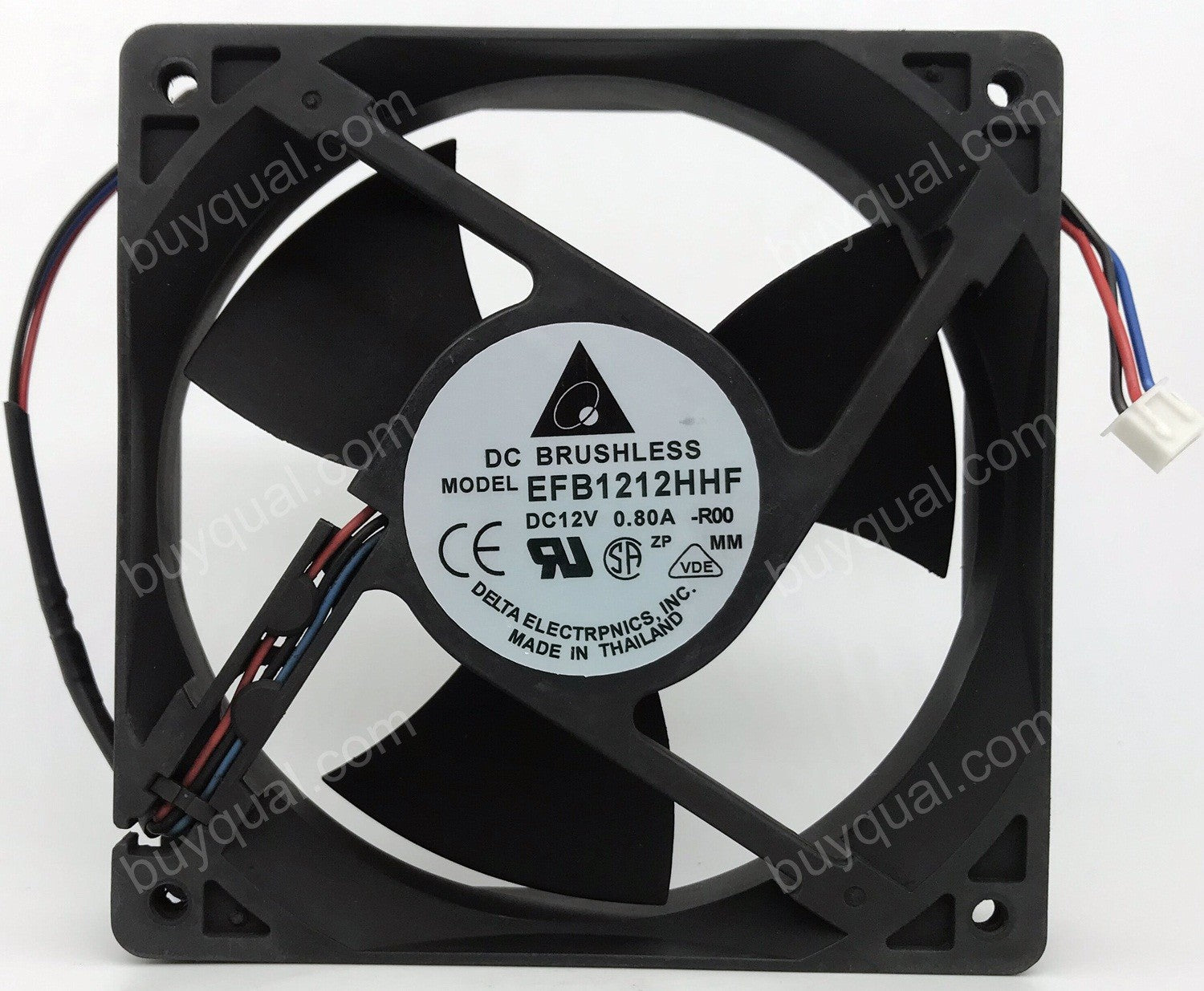 DELTA EFB1212HHF EFB1212HHF-R00 12V 0.8A 3wires Cooling Fan