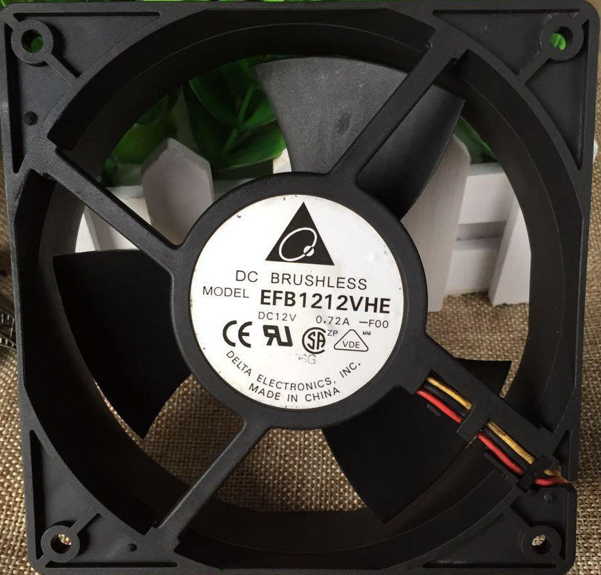 DELTA EFB1212VH 12V 0.58A 4wires Cooling Fan