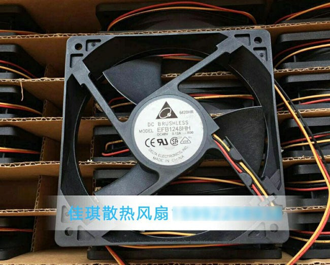 DELTA EFB1248HH EFB1248HH-R00 48V 0.12A 3wires cooling fan