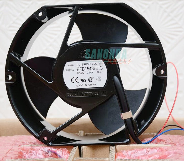 DELTA EFB1548HHG EFB1548HHG-R00 48V 0.74A 3wires Cooling Fan