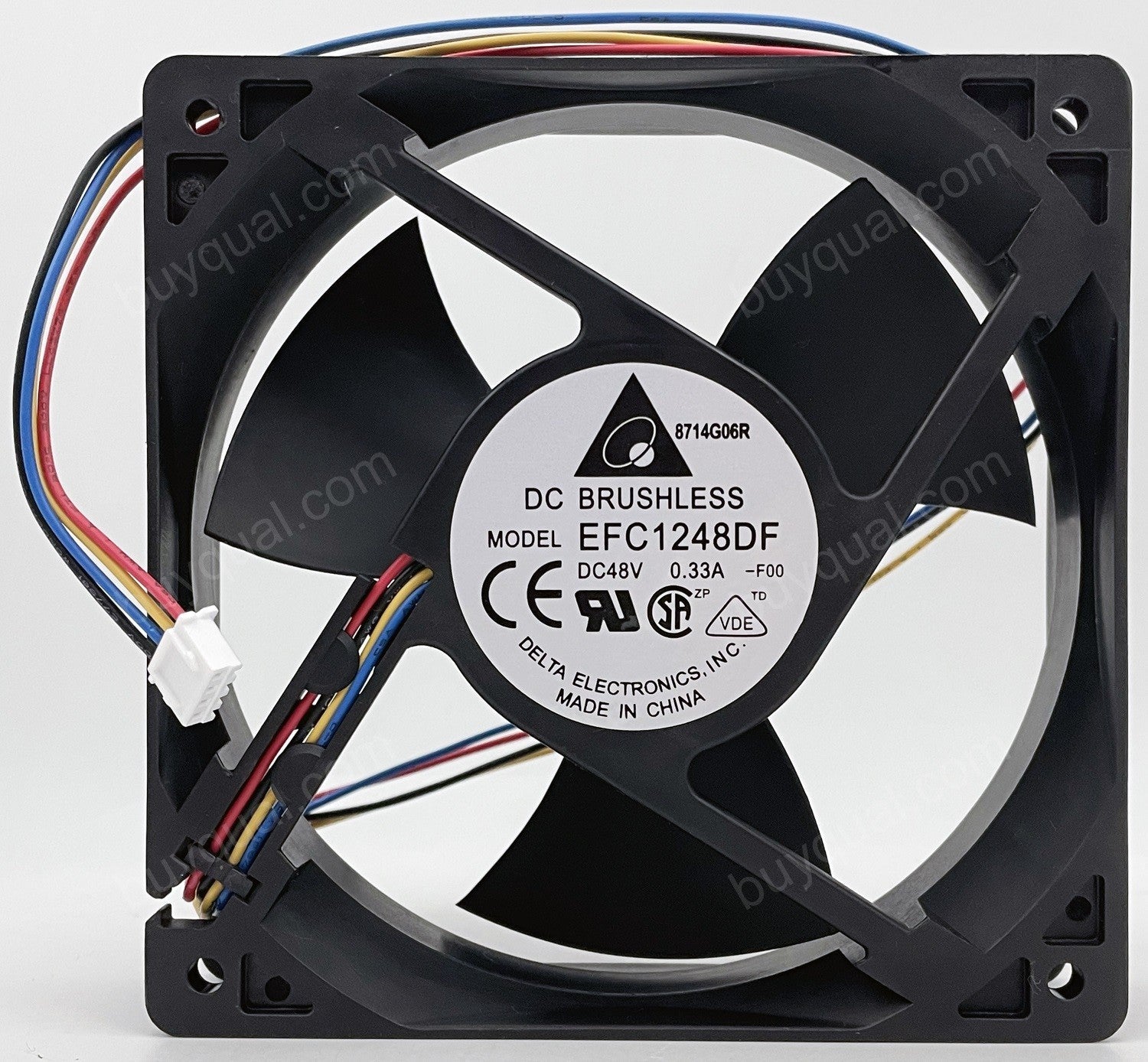 DELTA EFC1248DF EFC1248DF-F00 EFC1248DF-5W33 48V 0.33A 4wires Cooling Fan