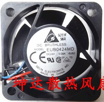 DELTA EUB0424MD 24V 0.08A 2wires Cooling Fan