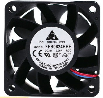 DELTA FFB0624HHE -R00 24V 0.2A 3wires Cooling Fan