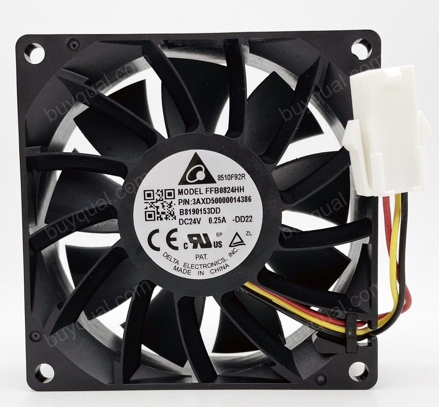 DELTA FFB0824HH 24V 0.25A 3wires Cooling Fan - Original New