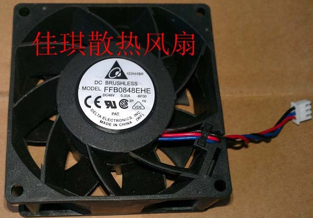 DELTA FFB0848EHE 48V 0.3A 3wires Cooling Fan