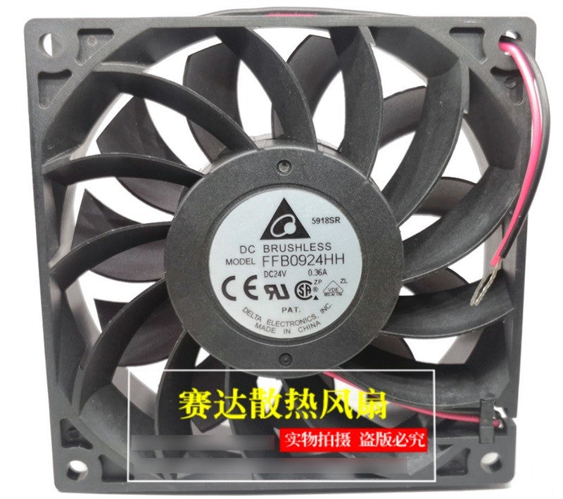 Delta FFB0924HH 24V 0.36A 2wires Cooling Fan