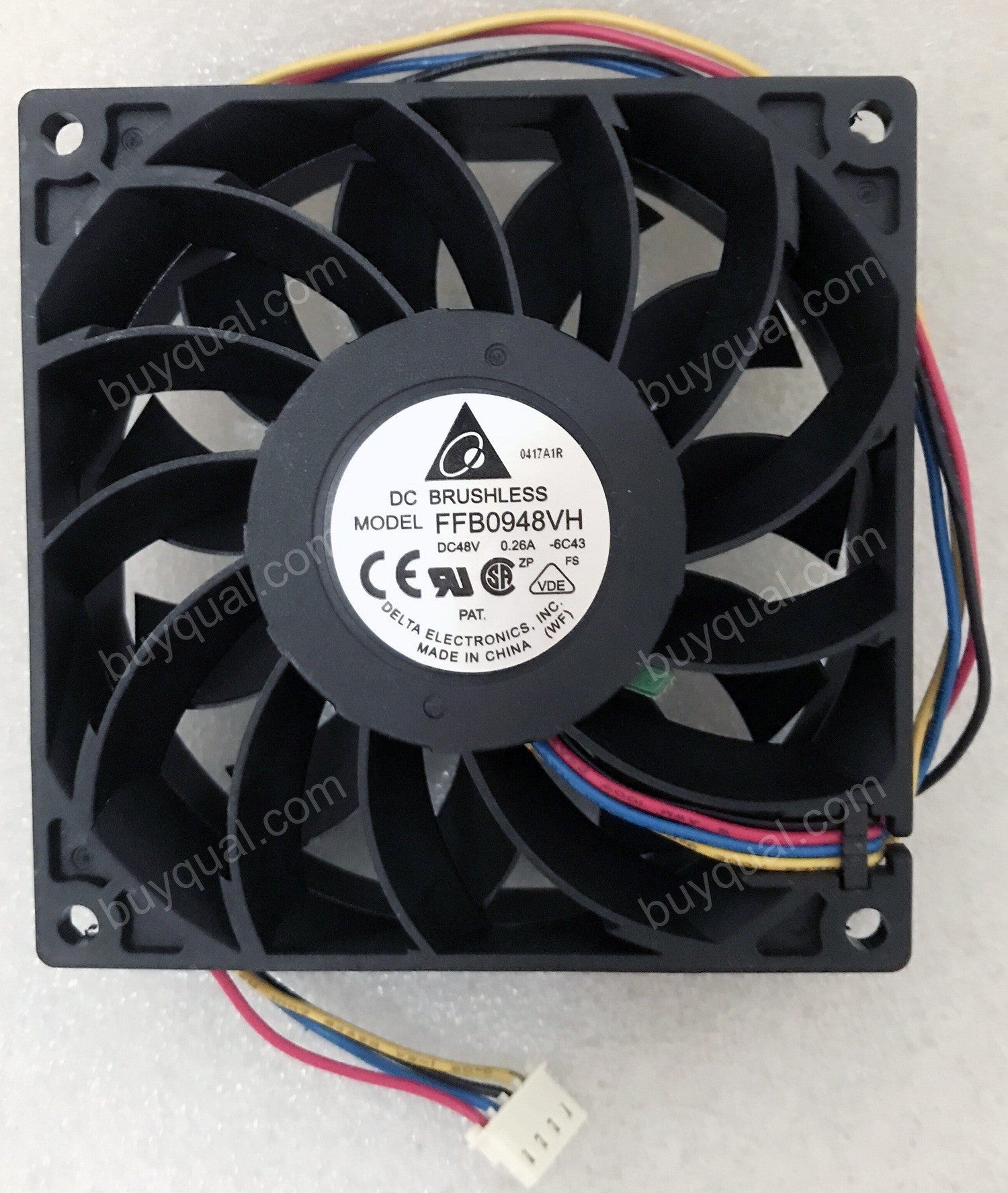 DELTA FFB0948VH 48V 0.26A 8.16W 3wires 4wires Cooling Fan - Pictue need