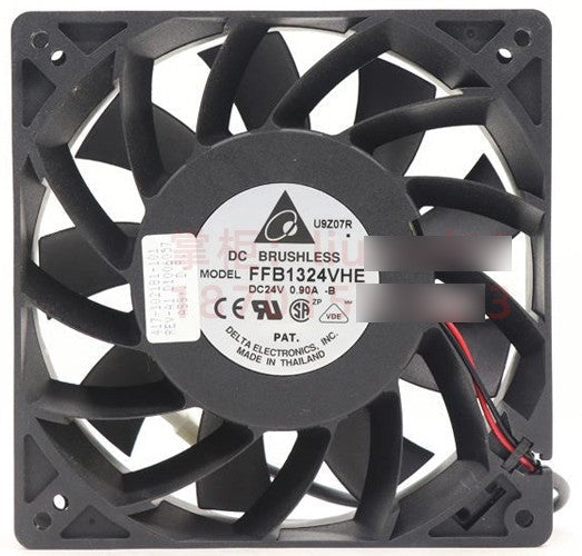 DELTA FFB1324VHE-B, FFB1324VHE 24V 0.9A 2wires Cooling Fan
