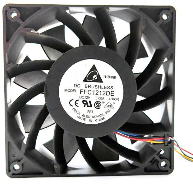 DELTA FFC1212DE 12V 2.4A 4wires Cooling Fan