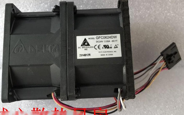 DELTA GFC0624DW 24V 2A 8wires Cooling Fan