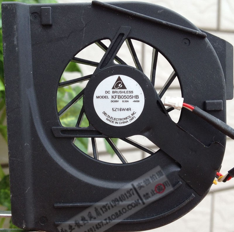 DELTA KFB0505HB 5V 0.33A 3wires Cooling Fan