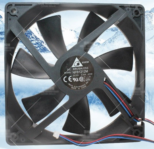 DELTA NFB1212M 12V 0.32A 3wires Cooling Fan