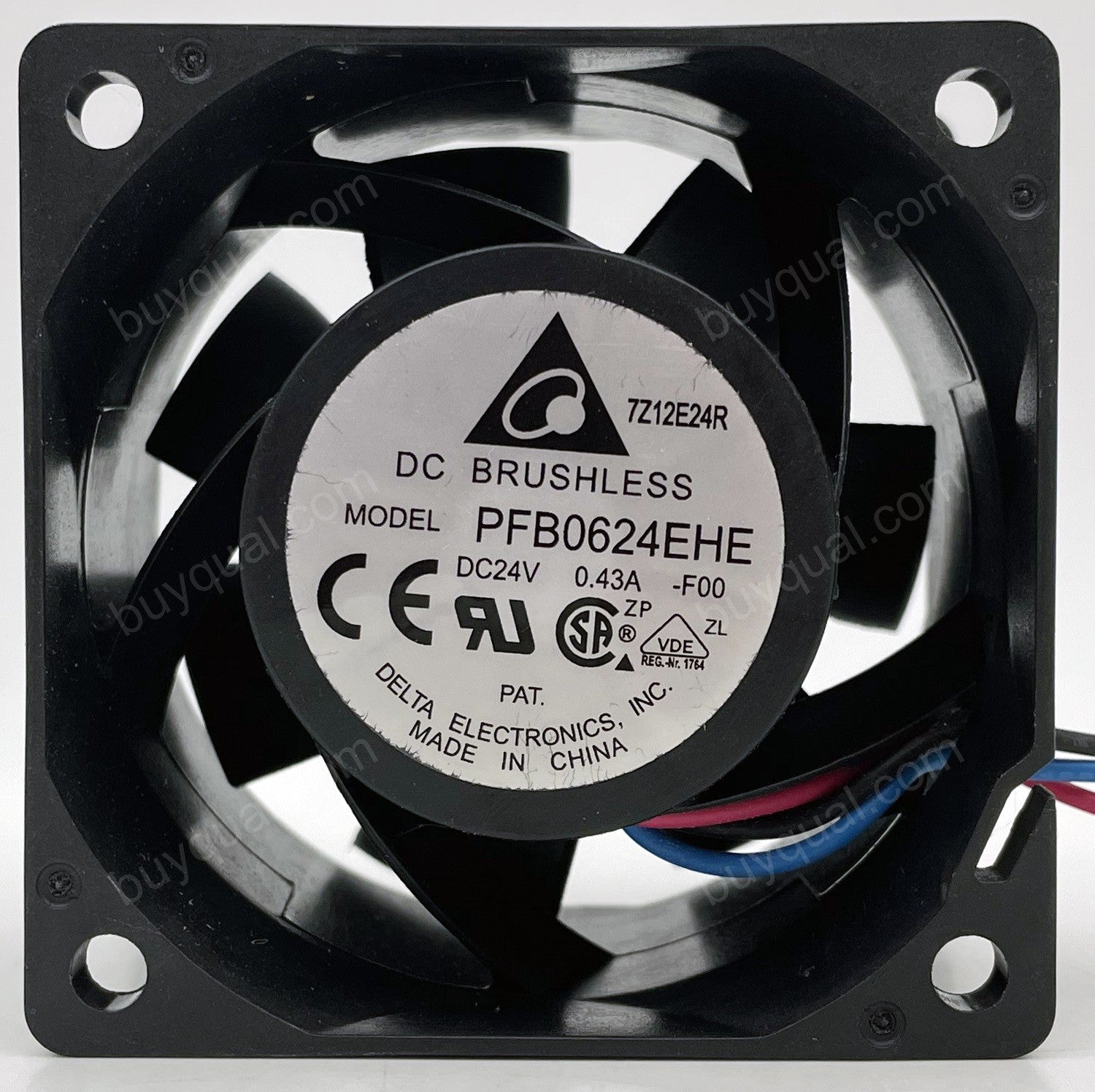 DELTA PFB0624EHE -F00 24V 0.43A 3wires Cooling Fan