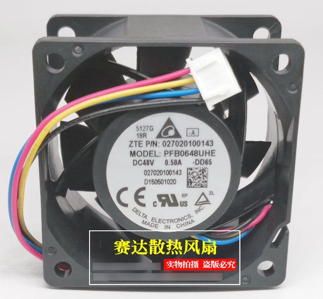 DELTA PFB0648UHE 48V 0.5A 4wires cooling fan