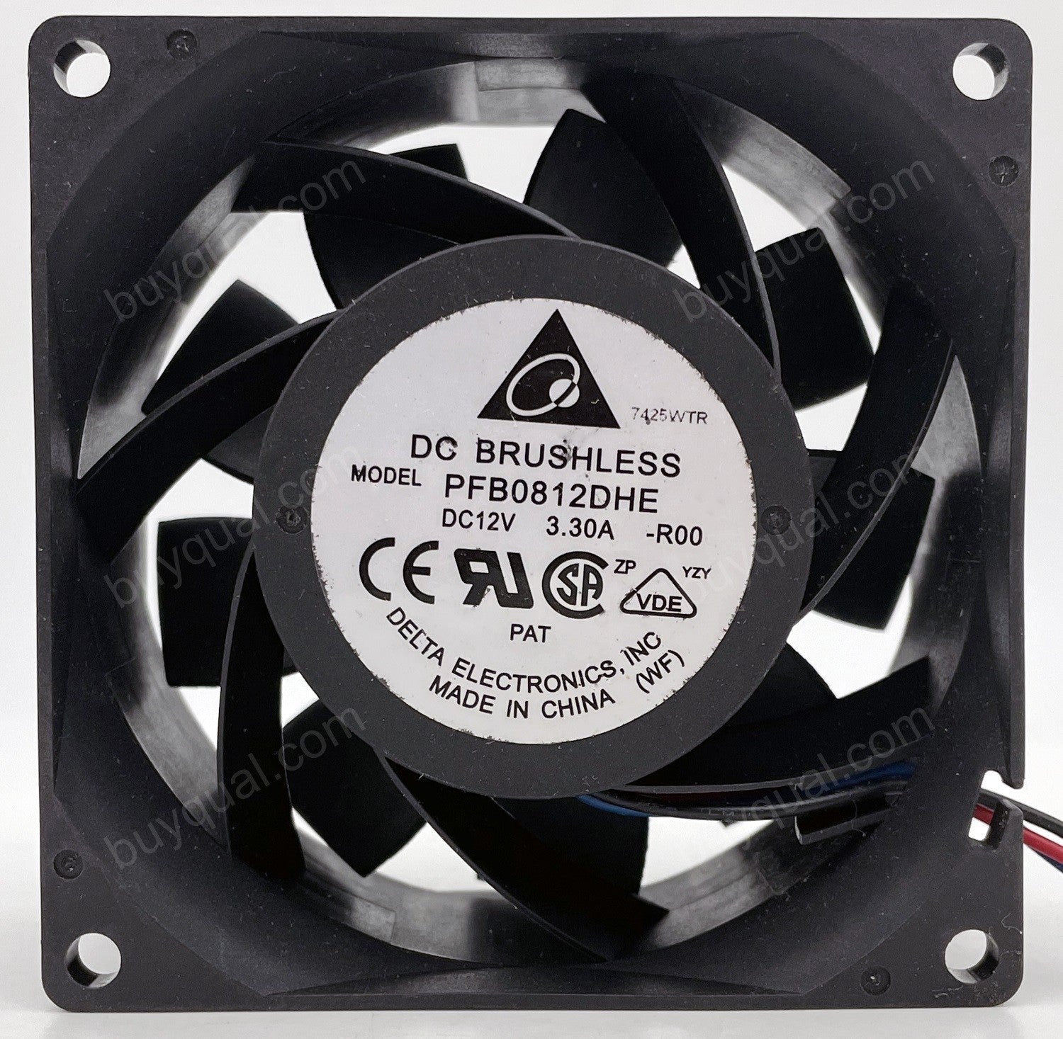 DELTA PFB0812DHE PFB0812DHE-R00 PFB0812DHE-F00 12V 3.3A 3wires Cooling Fan