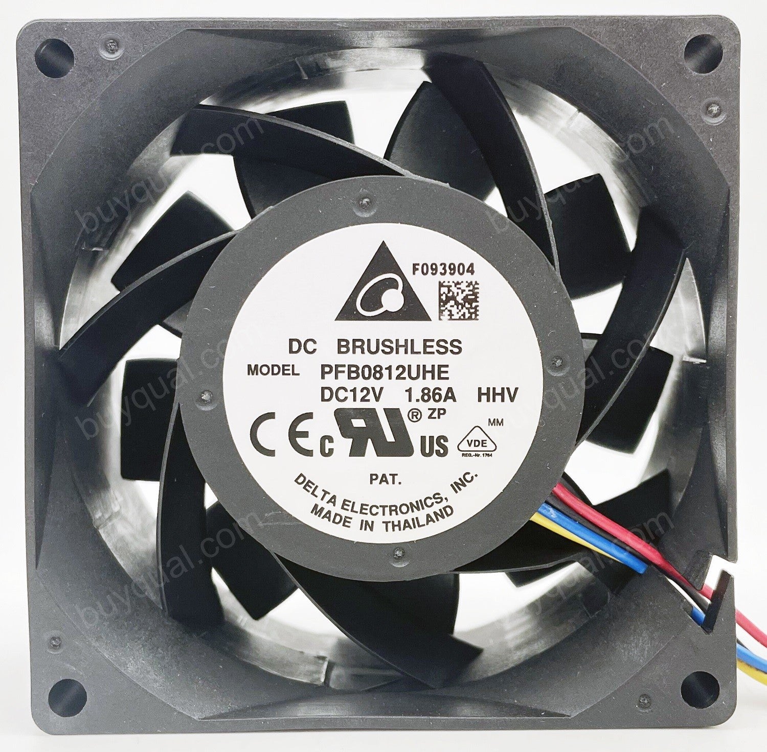 DELTA PFB0812UHE 12V 1.86A 3wires 4wires Cooling Fan - Picture need