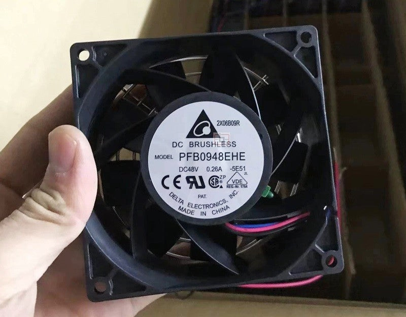 DELTA PFB0948EHE 48V 0.26A  2wires 3wires Cooling Fan - Picture need