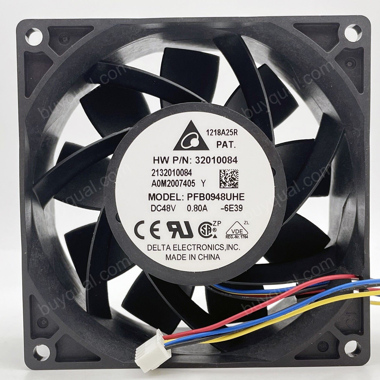 DELTA PFB0948UHE 48V 0.80A 4wires Cooling Fan - NEW