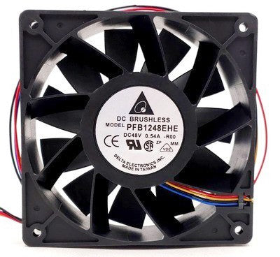 DELTA PFB1248EHE PFB1248EHE-R00 48V 0.54A 3wires 4wires Cooling Fan