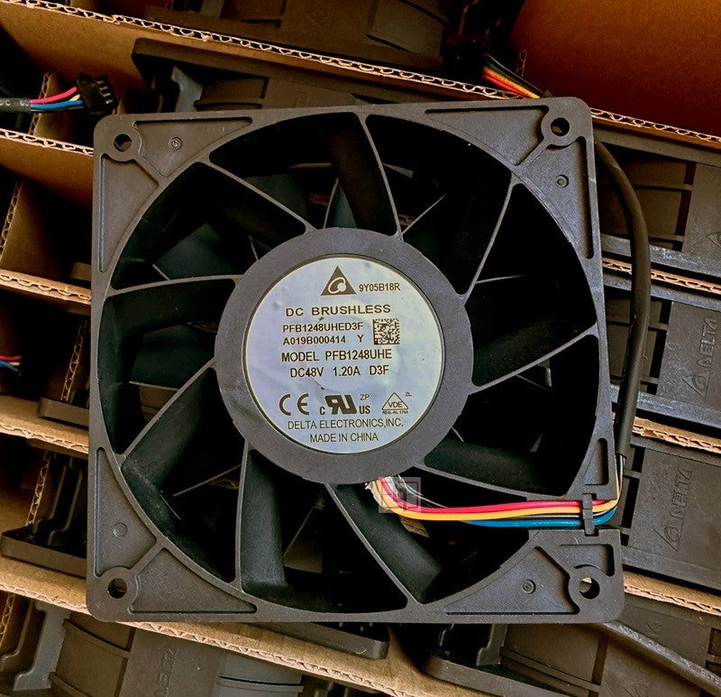 DELTA PFB1248UHE 48V 1.2A 4wires Cooling Fan - New