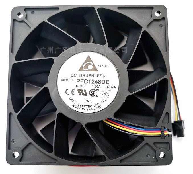 DELTA PFC1248DE 48V 1.2A 4wires Cooling Fan