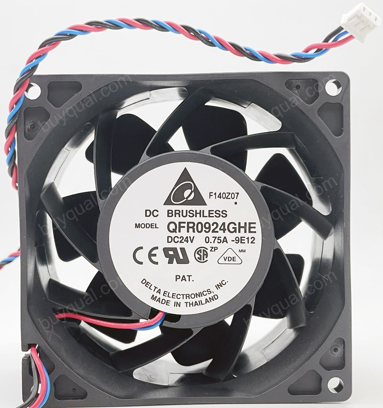 Delta QFR0924GHE 24V 0.75A 3wires Cooling Fan
