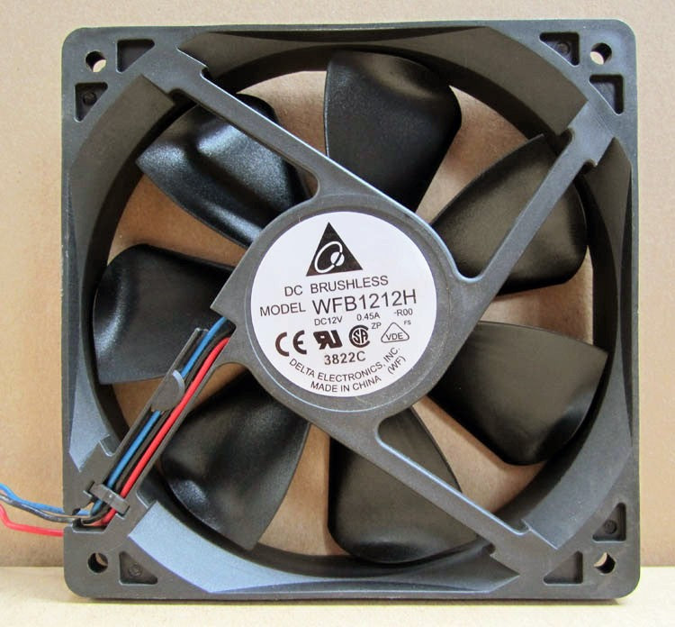 DELTA WFB1212H WFB1212H-R00 12V 0.45A 2wires 3wires Cooling Fan