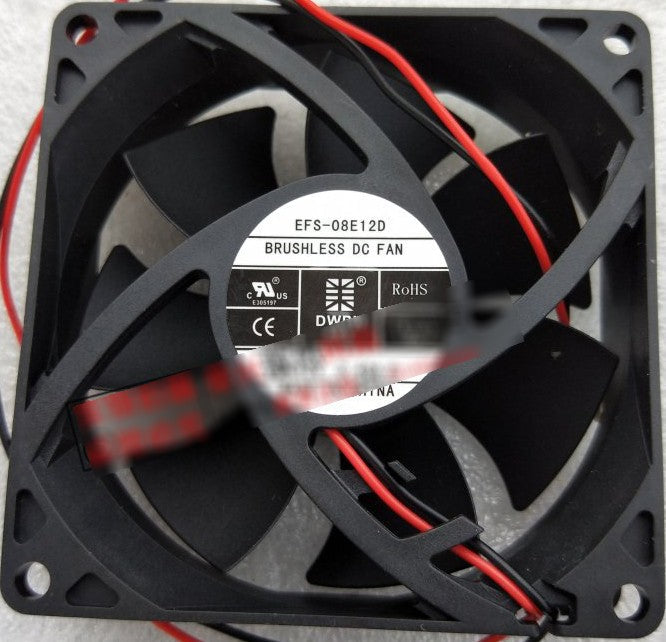 DWPH EFC-08E12D EFC-08E12D-E002 12V 0.40A 2wires cooling fan