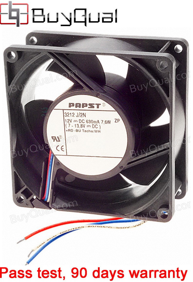 Ebmpapst 3212J/2N 12V 0.63A 7.6W 3wires Cooling Fan