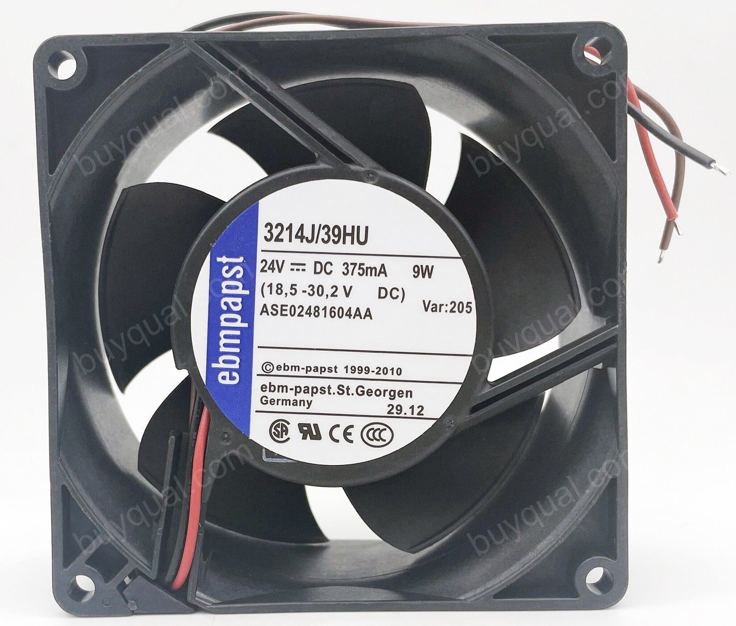 Ebmpapst 3214J/39HU 24V 375mA 9W 3wires Cooling fan
