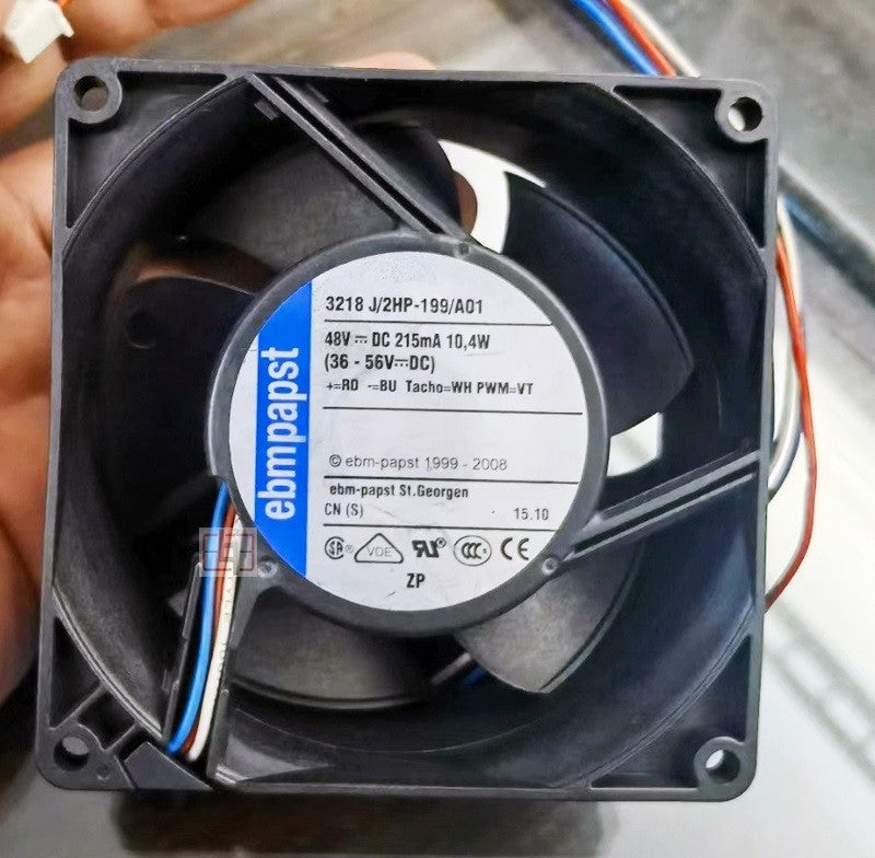 Ebmpapst 3218J/2HP-199/A01 48V 215mA 10.4W 4wires Cooling Fan - New