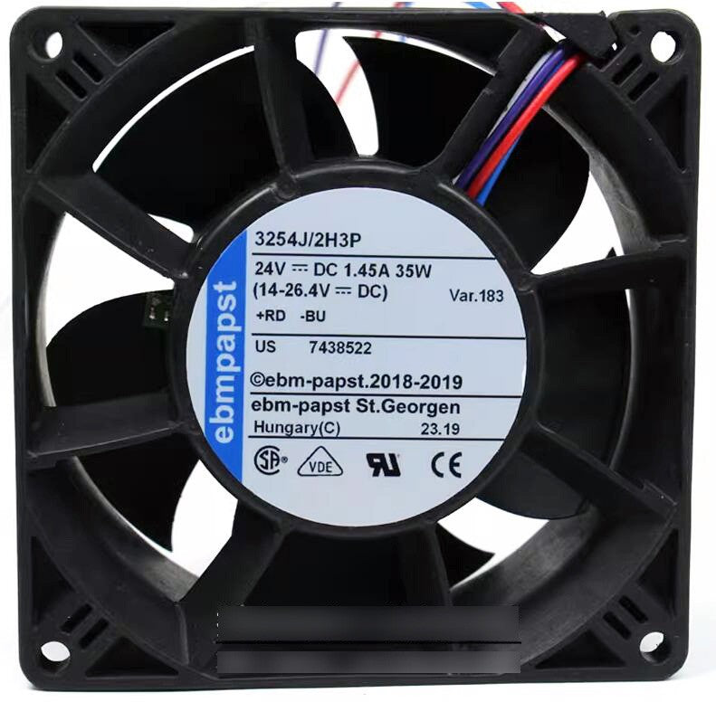 Ebmpapst 3254J/2H3P 24V 1.45A 35W 4wires Cooling Fan