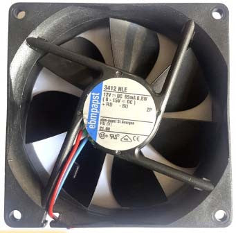 Ebmpapst 3412NLE 12V 1.2W 2wires Cooling Fan