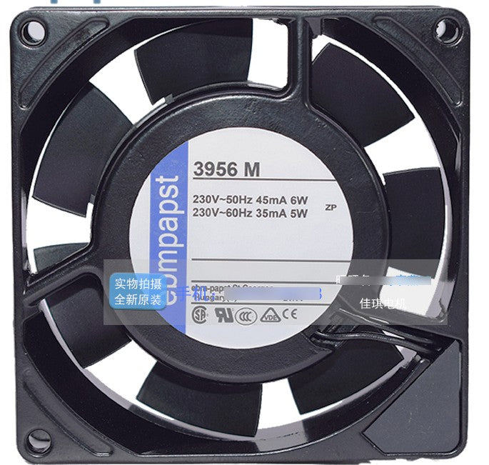 Ebmpapst 3956M 230V 6W/5W 2wires Cooling Fan