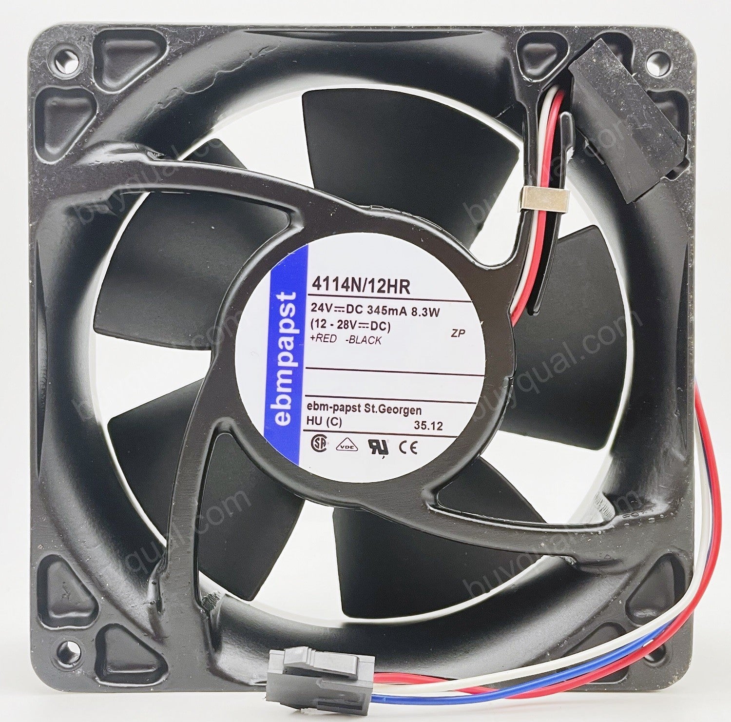 Ebmpapst 4114N/12HR 24V 345mA 8.3W 3wires Cooling Fan