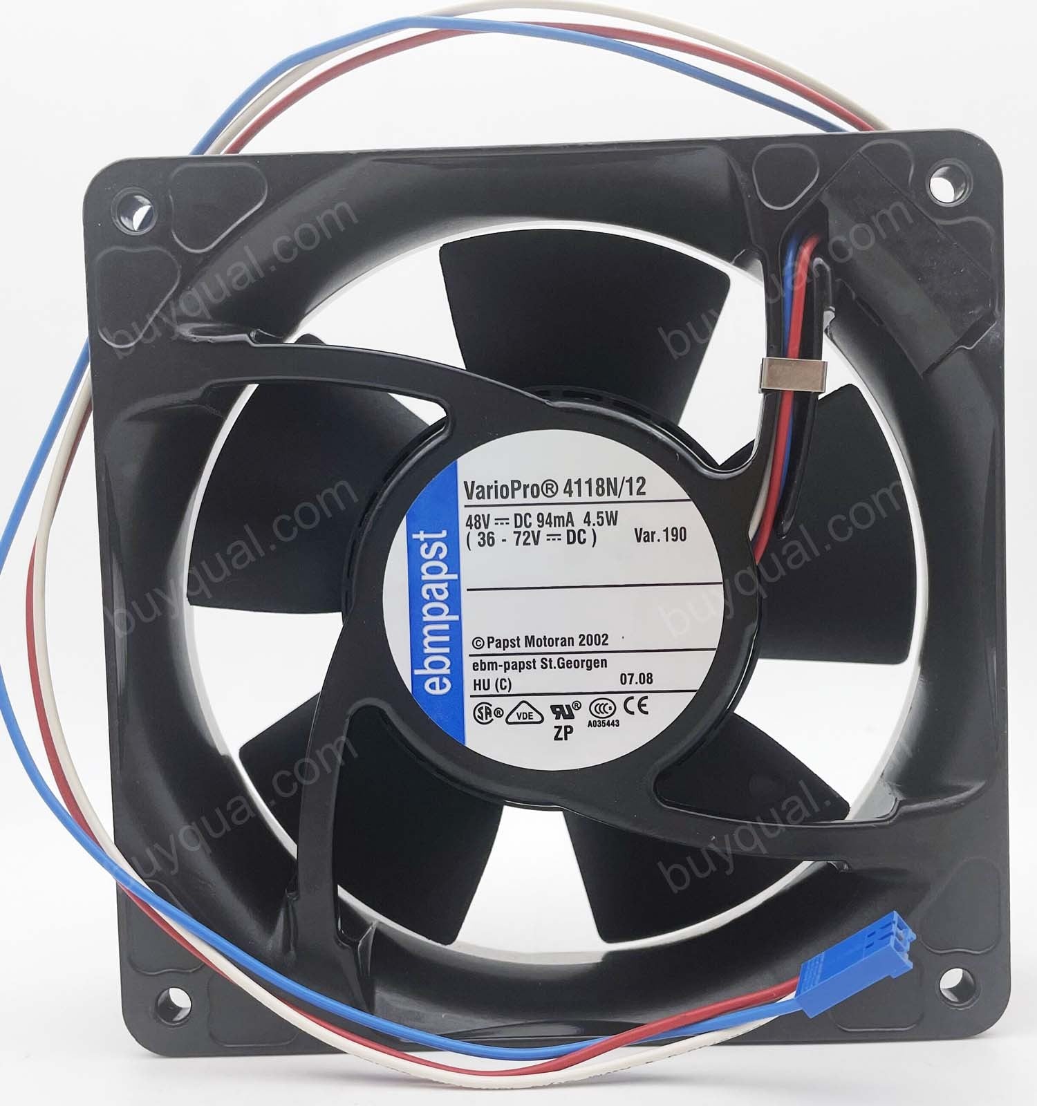 Ebmpapst 4118N/12 48V 4.5W 3wires Cooling Fan