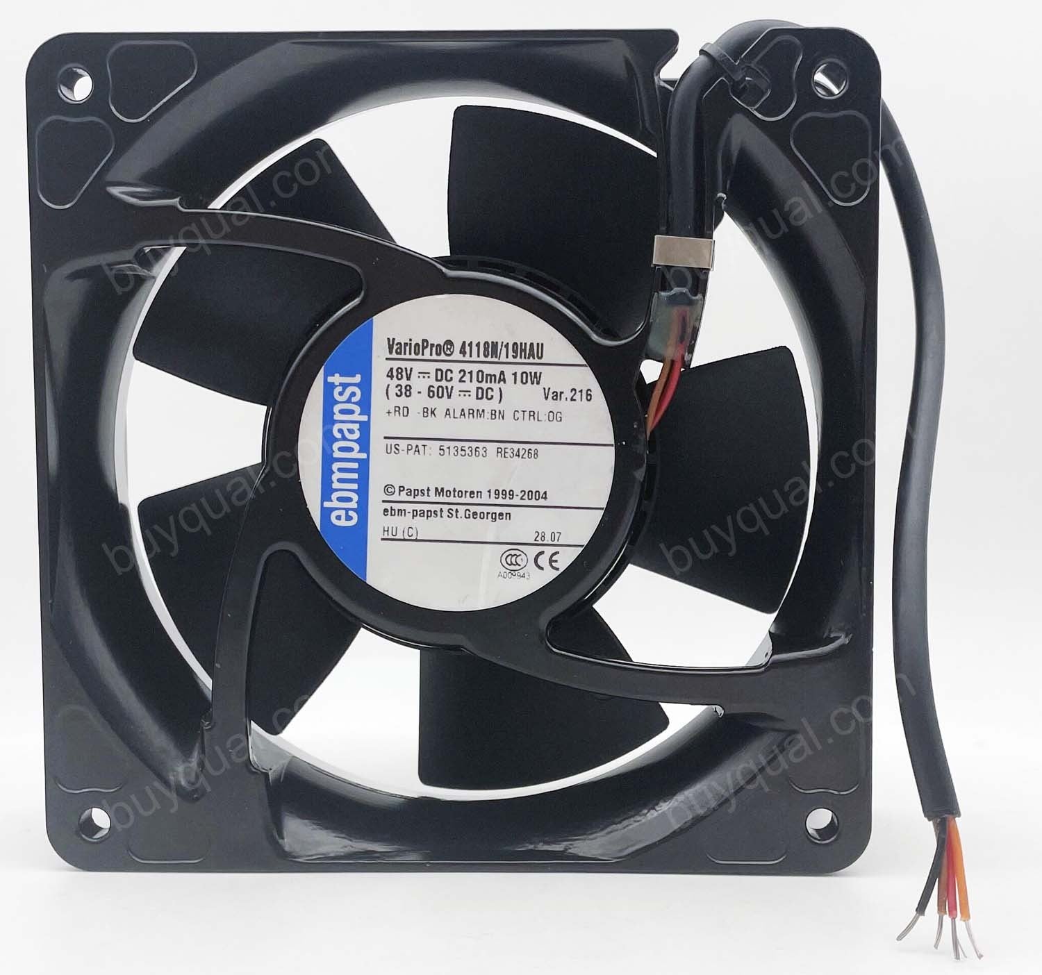 Ebmpapst 4118N/19HAU 48V 210mA 10W 3wires Cooling Fan - New