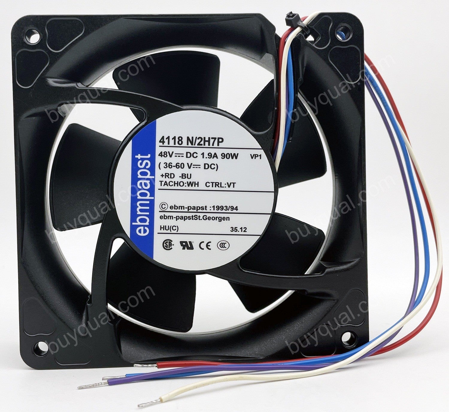 Ebmpapst 4118N/2H7P 48V 90W 4wires Cooling Fan - New