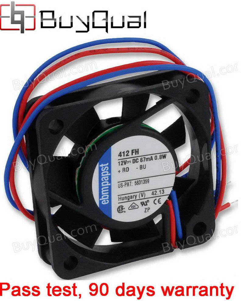 Ebmpapst 412FH 12V 0.8W 2wires Cooling Fan - New