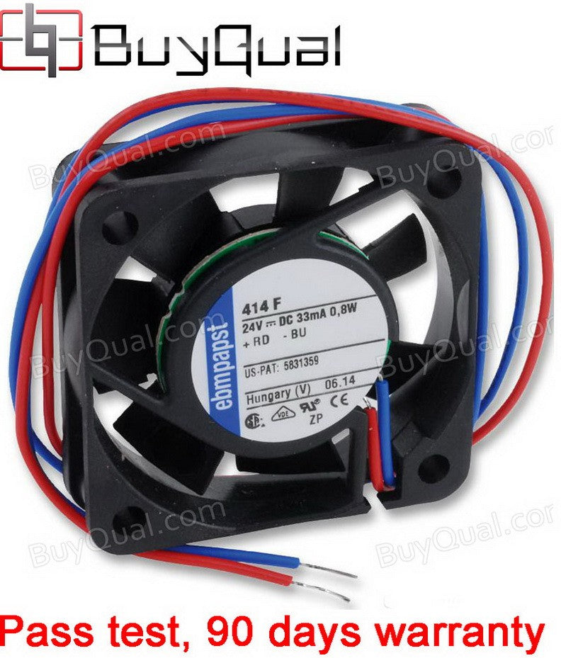 Ebmpapst 414F 24V 33mA 0.8W 2wires Cooling Fan