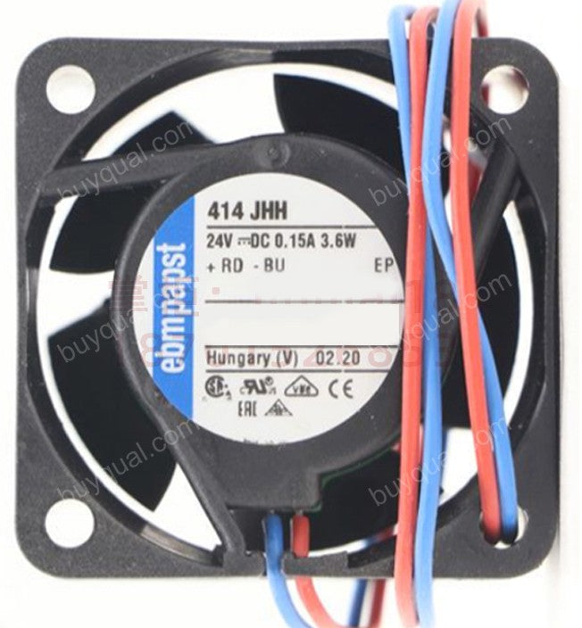 Ebmpapst 414JHH 24V 150mA 3.6W 2wires Cooling Fan
