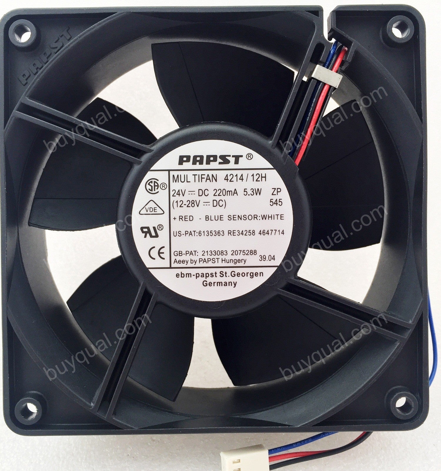 Ebmpapst 4214/12H 3HAC6655-1 24V 0.22A 5.3W 3wires Cooling Fan