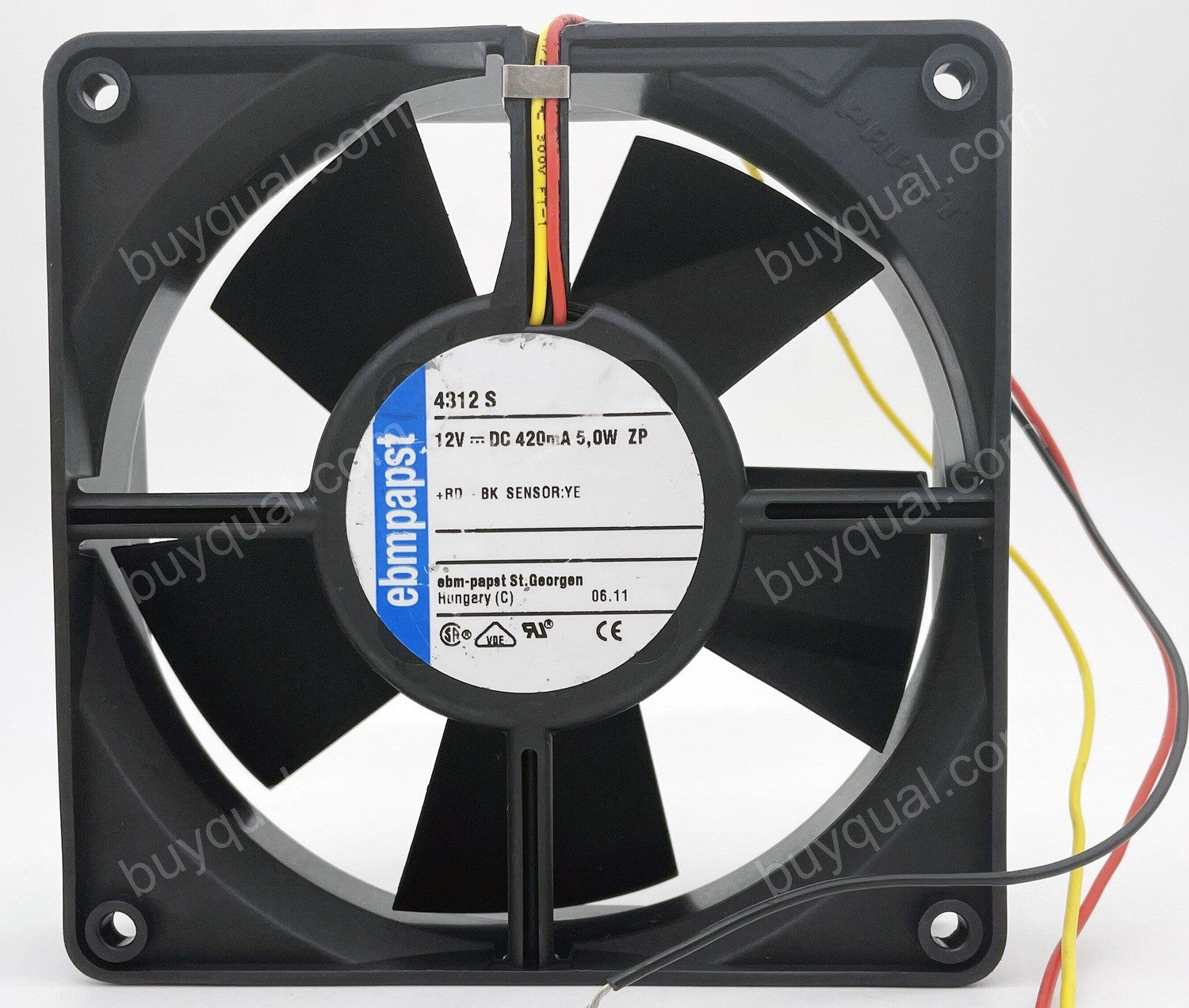 Ebmpapst 4312S 12V 0.42A 5W 3wires Cooling Fan