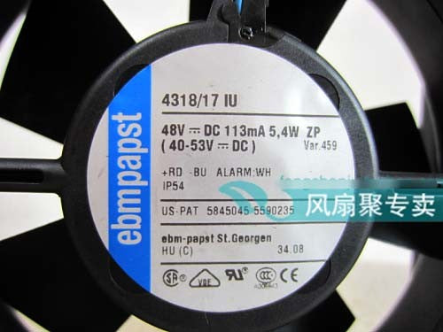 Ebmpapst 4318/17 IU 48V 5.4W 3wires Cooling Fan
