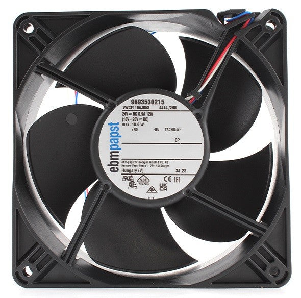 Ebmpapst 4414/2HH 24V 0.5A 12W 3wires Cooling Fan