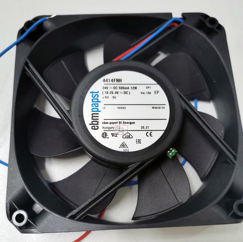 Ebmpapst 4414FNH 24V 500mA 12W 2wires Cooling Fan - New