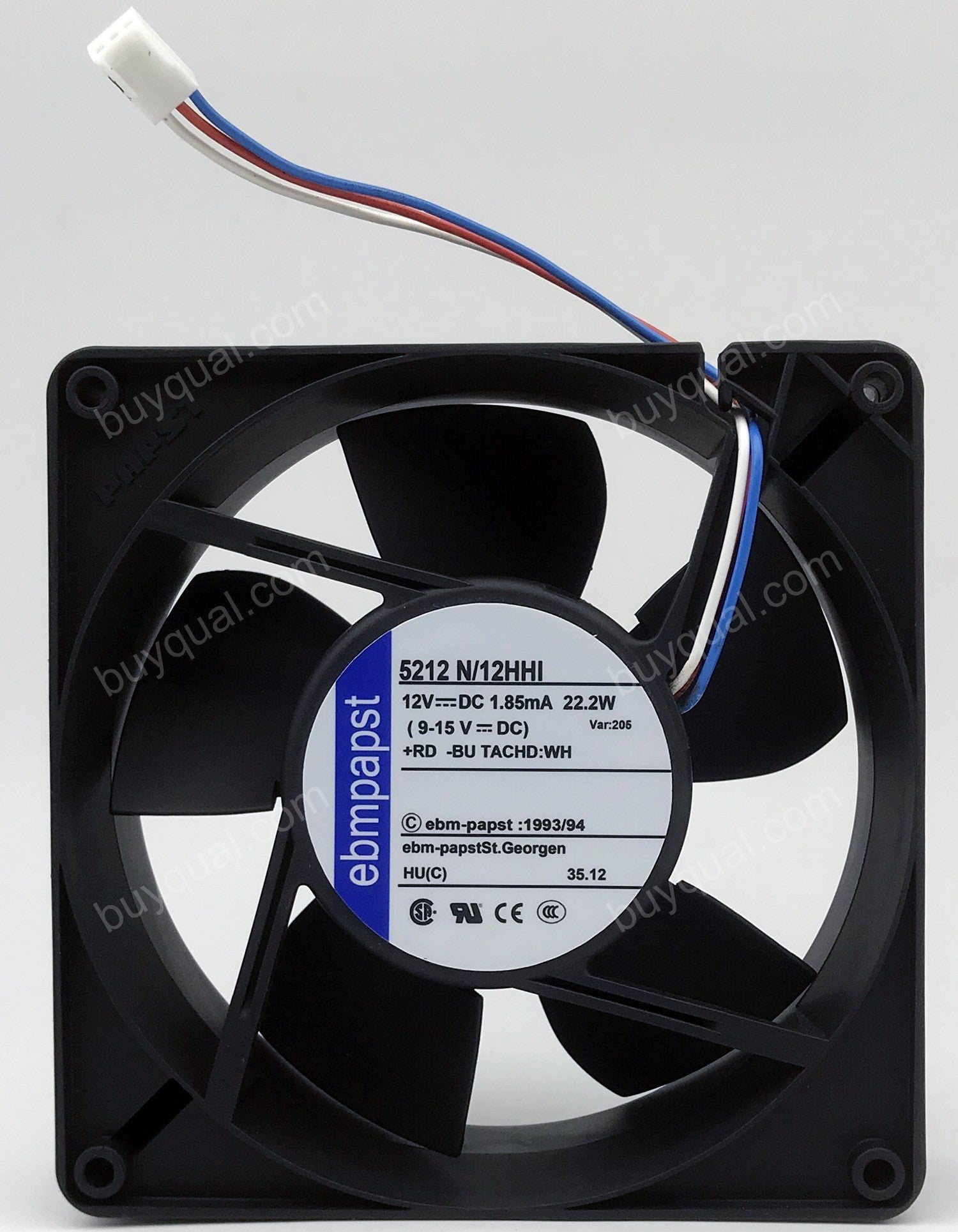 Ebmpapst 5212N/12HHI 5212N/12HH1 12V 1.85mA 22.2W 3wires cooling fan