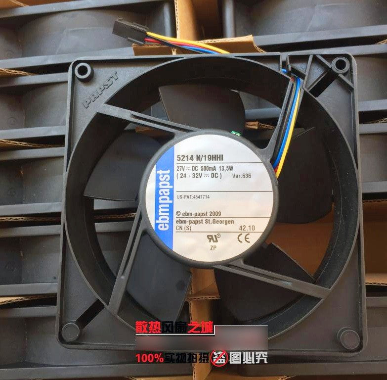 Ebmpapst 5214N/19HHI 5214N/19HH1 27V 13.5W 4wires Cooling Fan