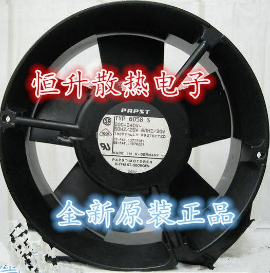 Ebmpapst 6058S 200/240V 25/30W cooling fan