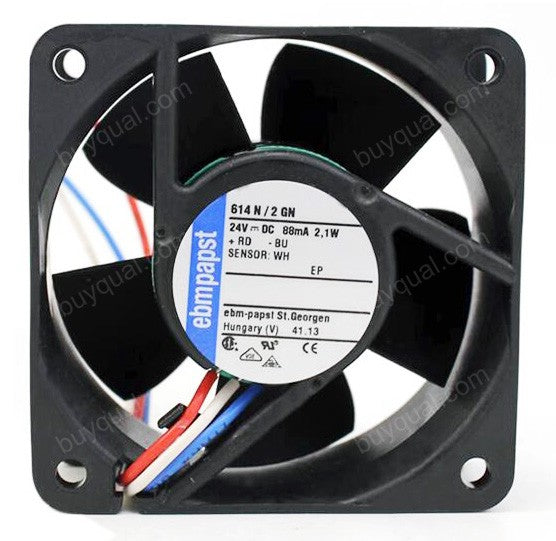 Ebmpapst 614N/2GN 24V 88mA 2.1W 3wires Cooling Fan